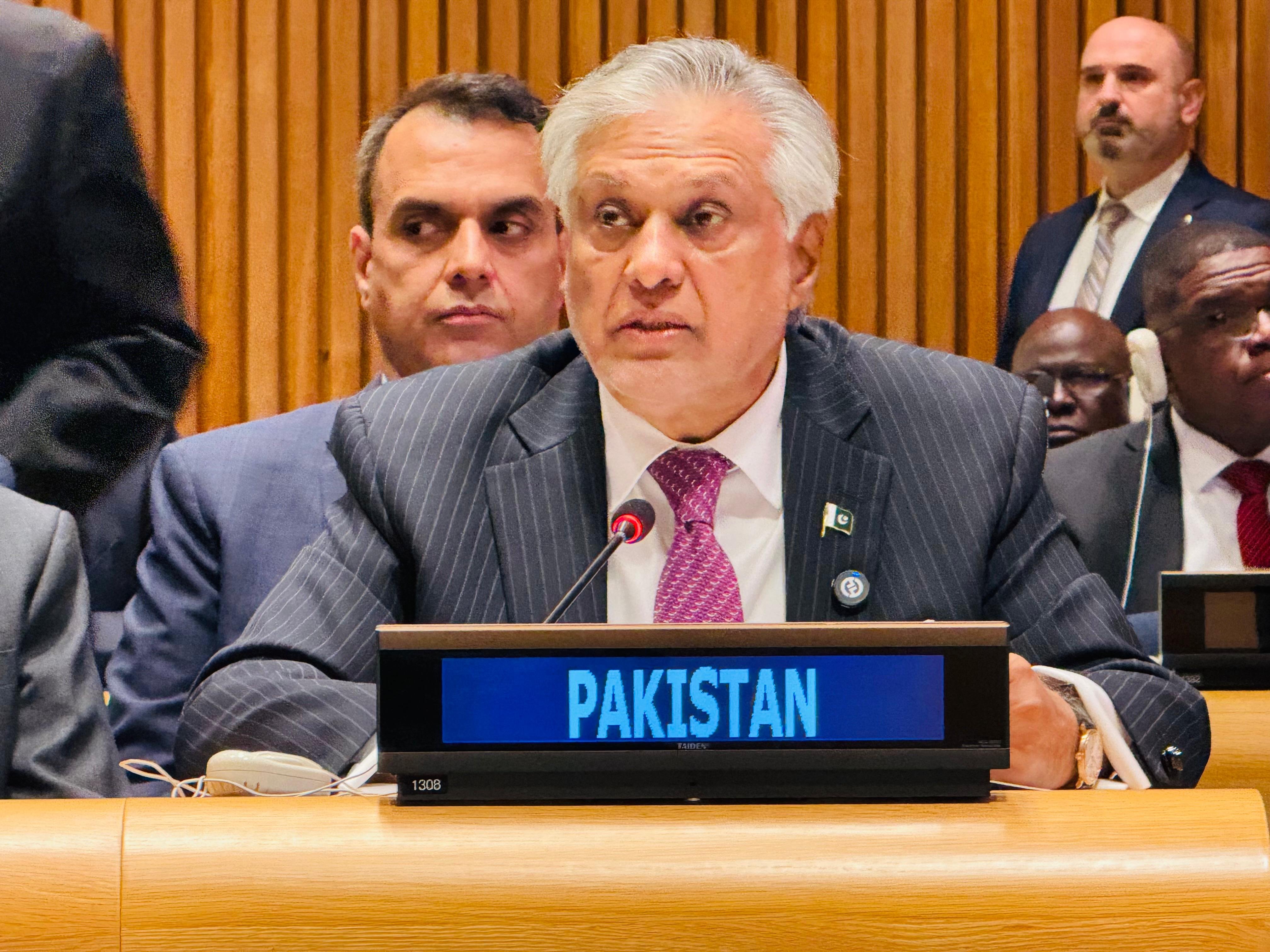 Pakistan FM reaffirms support for China’s global governance vision at UN meeting